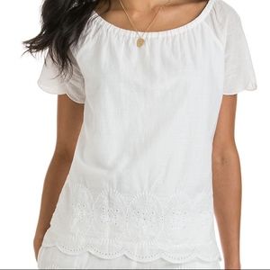 Vineyard Vines Eyelet Top (on or off shoulder)